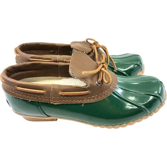 Khombu Glossy Low Duck Boots Shoes w Steel Toe Shank - Women's Size 8M - Picture 4 of 8